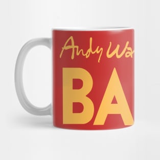 Andy Warhol's BAD (gold) Mug